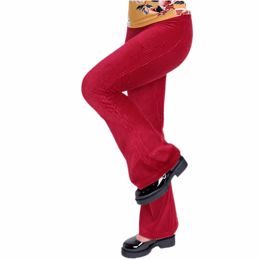 Kylie - Solid Tibetan Red Stretch Cord