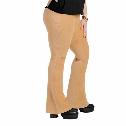 Kylie - Solid Curry Tan Stretch Cord