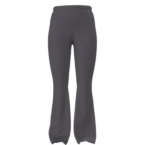 Kylie - Solid Pavement Charcoal Stretch Cord