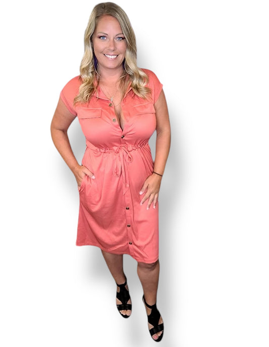 Stacie - Solid Faded Rose Red